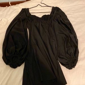 Black long sleeve dress